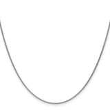 10k WG 1mm Round Open Link Cable Chain