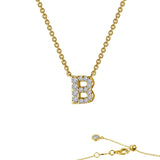 Letter B Pendant Necklace