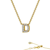 Letter D Pendant Necklace