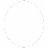 14K White Gold 1 3/4 CTW Natural Diamond 7-Station 24