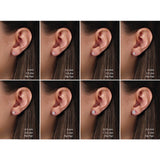 14K Rose Gold 1 1/2 CTW Lab-Grown Diamond Stud Earrings