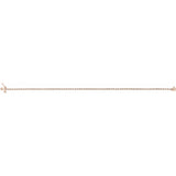 14K Rose Gold 1 CTW Lab-Grown Diamond Line 7 1/4" Bracelet