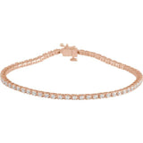 14K Rose Gold 2 CTW Lab-Grown Diamond Line 7 1/4