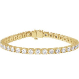 14K Yellow Gold 9 CTW Lab-Grown Diamond Line 7 1/4