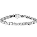 14K White Gold 9 CTW Lab-Grown Diamond Line 7 1/4