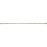 14K Yellow Gold 3 CTW Lab-Grown Diamond Line 7" Bracelet