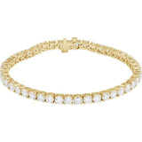 14K Yellow Gold 9 CTW Lab-Grown Diamond Line 7