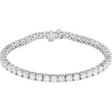 14K White Gold 9 CTW Lab-Grown Diamond Line 7