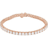 14K Rose Gold 9 CTW Lab-Grown Diamond Line 7