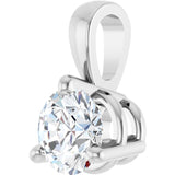 Platinum 1/4 CT Lab-Grown Diamond Pendant
