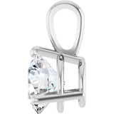 14K White Gold 1/2 CT Lab-Grown Diamond Pendant