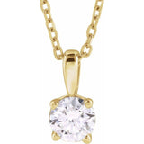 14K Yellow Gold 1 CT Lab-Grown Diamond 18