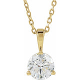 14K Yellow Gold 5/8 CTW Lab-Grown Diamond 18