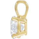 14K Yellow Gold 1 1/2 CT Natural Diamond Pendant
