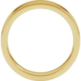 10K Yellow Gold 5 mm Comfort-Fit Flat Band Size 9