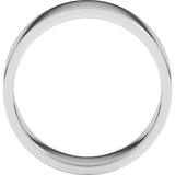 10K White Gold 7 mm Flat Band Size 14