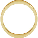 10K Yellow Gold 6 mm Flat Band Size 12