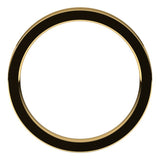 14K Yellow Gold 2.5 mm Comfort-Fit Flat Band Size 4