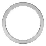 Sterling Silver 1.5 mm Comfort-Fit Flat Band Size 5