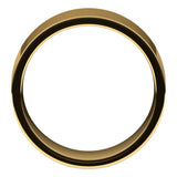 14K Yellow Gold 8 mm Lightweight Comfort-Fit Flat Band Size 6.5