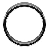 Platinum 8 mm Lightweight Comfort-Fit Flat Band Size 6