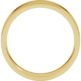 18K Yellow Gold 5 mm Lightweight Comfort-Fit Flat Band Size [cv