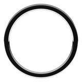 10K White Gold 2 mm Flat Comfort Fit Light Band Size 10