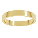 14K Yellow Gold 3 mm Flat Band Size 5.5
