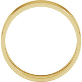 14K Yellow Gold 5 mm Ultra-Lightweight Flat Band Size 6