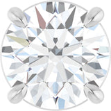14K White Gold 1 CT Lab-Grown Diamond Pendant