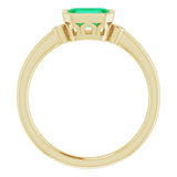 Bezel-Set Accented Ring