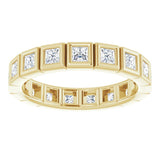 Bezel-Set Eternity Band