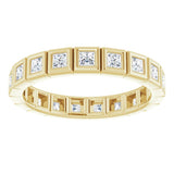 Bezel-Set Eternity Band