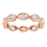 Bezel-Set Eternity Band