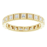 Bezel-Set Eternity Band