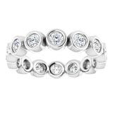 Bezel-Set Eternity Band