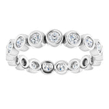 Bezel-Set Eternity Band