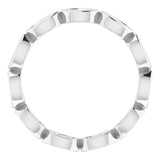 Bezel-Set Eternity Band