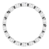 Bezel-Set Eternity Band