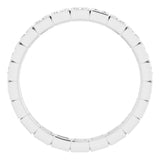 Bezel-Set Eternity Band