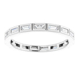 Bezel-Set Eternity Band