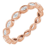 Bezel-Set Eternity Band