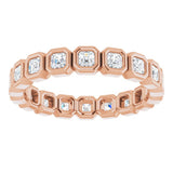 Bezel-Set Eternity Band