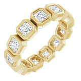 Bezel-Set Eternity Band