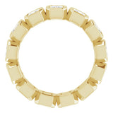 Bezel-Set Eternity Band