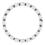 Bezel-Set Eternity Band