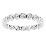 Bezel-Set Eternity Band