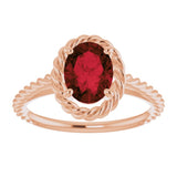 Rope Solitaire Ring