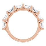 14K Rose 2 5/8 CTW Natural Diamond Anniversary Band