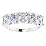 14K White 1 3/4 CTW Natural Diamond Anniversary Band